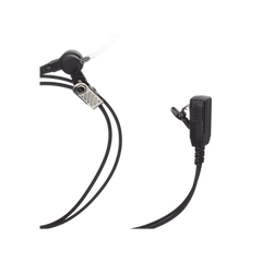 Micrófono - audífono de solapa con tubo acústico transparente para TC-500/ 518/ 600/ 610/ 700 y radios GP300/ PRO2150/ P110/ GP350/ SP-10/ PRO3150/ EP450/ EP350/ MAG ONE / R2 / DEP250 con tubo acústico de PU (material flexible)