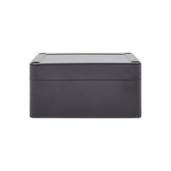 Gabinete Plástico Negro para Exterior (IP65) de 100 x 68 x 50 mm Cierre por Tornillos.