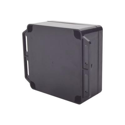 Gabinete Plástico Negro para Exterior (IP65) de 120 x 120 x 60 mm Cierre por Tornillos.