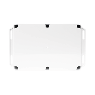 Gabinete Plástico para Exterior (IP65) de 160 x 220 x 100 mm Cierre por Tornillos Metálicos. Tiene Orejas para instalación a muro.