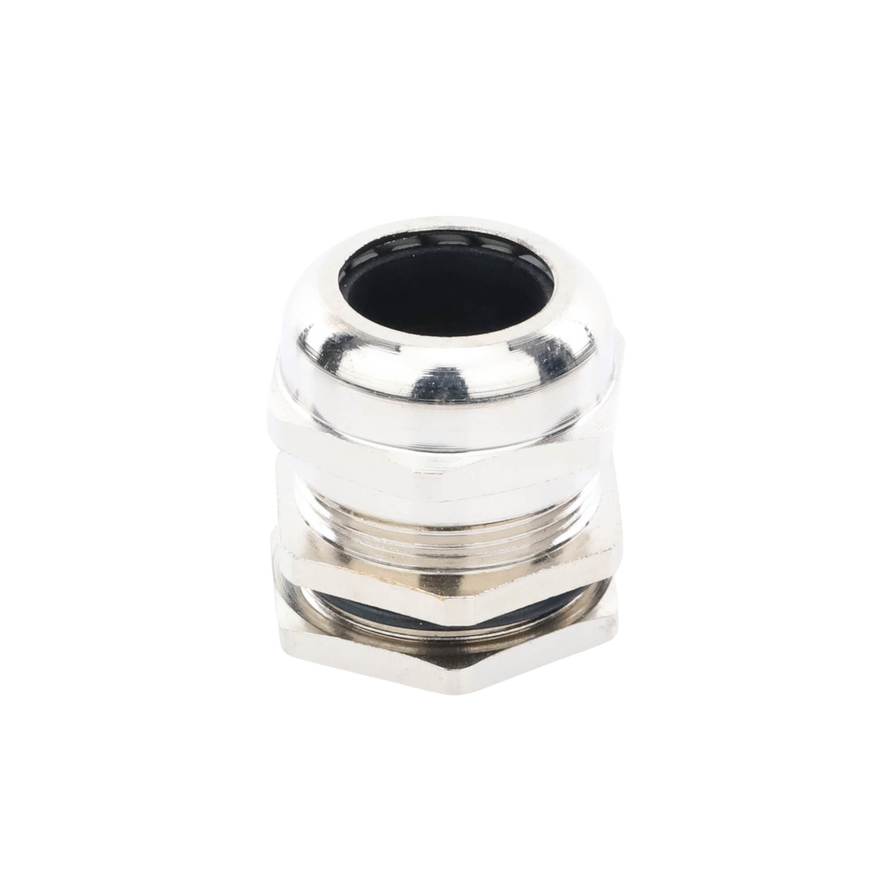 Conector Metálico Tipo Glándula para Cable de 13 a 18 mm de Diámetro.