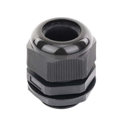 Conector Plástico Negro Tipo Glándula para Rosca NPT 1"
