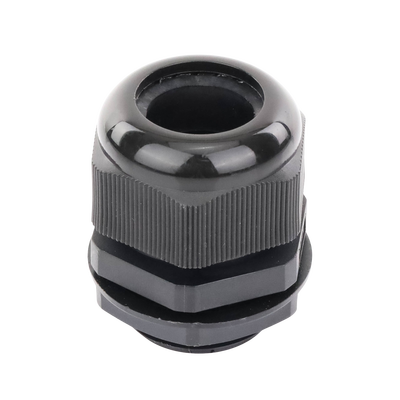 Conector Plástico Negro Tipo Glándula para Rosca NPT 1"