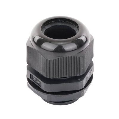 Conector Plástico Negro Tipo Glándula para Rosca NPT 1"