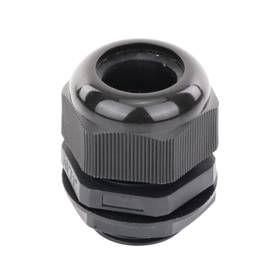 Conector Plástico Negro Tipo Glándula para Rosca NPT 1"