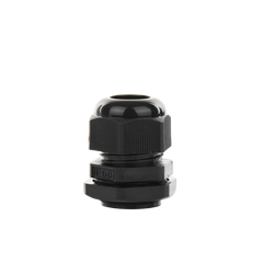 Conector Plástico Negro Tipo Glándula para Cable de 10 a 14 mm de Diámetro.