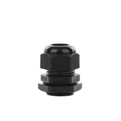 Conector Plástico Negro Tipo Glándula para Cable de 10 a 14 mm de Diámetro.