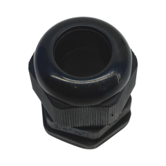 Conector Plástico Negro Tipo Glándula para Rosca NPT 3/4"