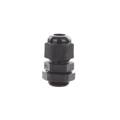 Conector Plástico Negro Tipo Glándula para Cable de 3.5 a 6 mm de Diámetro.