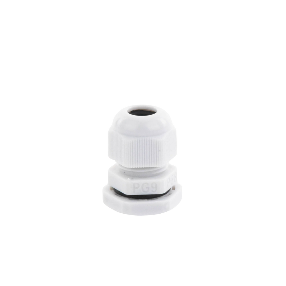 Conector Plástico Tipo Glándula para Cable de 4 a 8 mm de Diámetro.