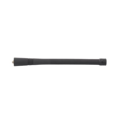 Antena helicoidal  6¨ VHF para radio portátil (136-174 MHz) Conector de Rosca o Plano para radios Kenwood TK240/270/280/290/2100/2200/2300 y Motorola GP300/350/68, P110,SP10, SP50, PRO5150, HT750, EP450