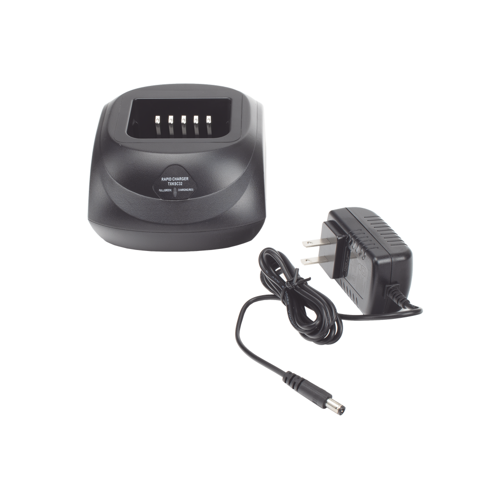 Cargador rápido de escritorio para radios Kenwood SERIE NX5000, NX410, TK-2180/3180
