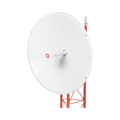 Antena direccional de 3ft, 4.9 a 6.5 GHz, Ganancia 34 dBi, Conectores N-hembra, Polarización doble, incluye montaje para torre o mástil