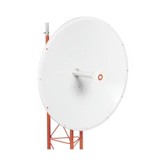 Antena direccional de 3ft, 4.9 a 6.5 GHz, Ganancia 34 dBi, Conectores N-hembra, Polarización doble, incluye montaje para torre o mástil