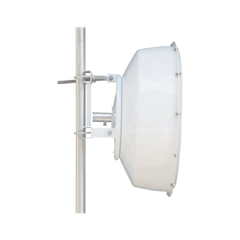 Antena direccional de alta resistencia, Ganancia 30 dBi, (4.9 -6.4 GHz), Plato hondo para mayor inmunidad al ruido, Conectores N-Hembra, Montaje incluido.