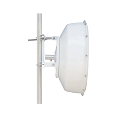 Antena direccional de alta resistencia, Ganancia 30 dBi, (4.9 -6.4 GHz), Plato hondo para mayor inmunidad al ruido, Conectores N-Hembra, Montaje incluido.