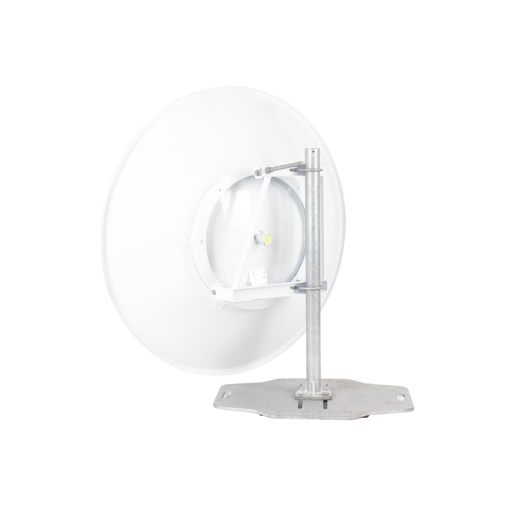 Antena direccional de 4 ft, 5.1 a 7.125 GHz, Ganancia 36 dBi, Conectores RP-SMA Hembra, Polarización doble, incluye montaje para torre o mástil