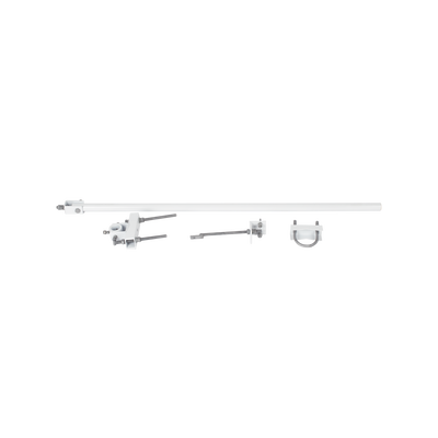 Antena direccional de 4 ft, 5.1 a 7.125 GHz, Ganancia 36 dBi, Conectores RP-SMA Hembra, Polarización doble, incluye montaje para torre o mástil