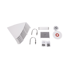 Antena direccional para C5x, B5X, B6X y C6X Doble polaridad 45 ° y 90 °, 4.9 - 6.5 GHz, 2 ft, Ganancia de 30 dBi, Montaje incluido