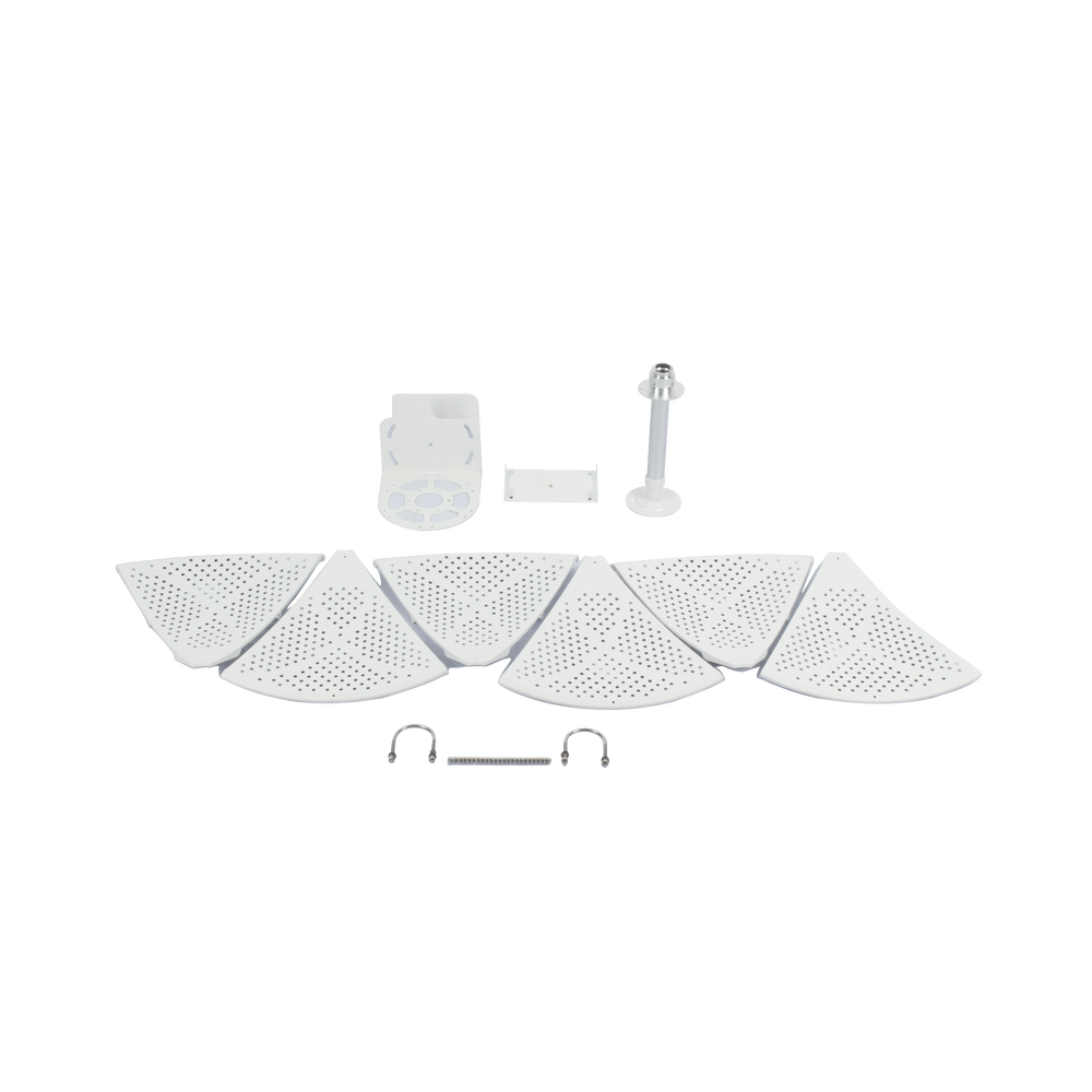 Antena direccional para C5x, C6x, B6X y B5x, Guía de onda para mantener la integridad de la señal y minimiza la pérdida en transmisión , 4.9 - 6.5 GHz, 3 ft, Ganancia de 34 dBi, Montaje incluido
