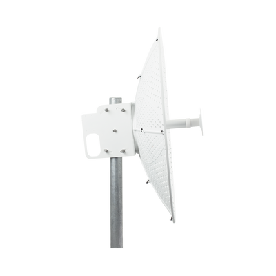 Antena direccional para C5x, C6x, B6X y B5x, Guía de onda para mantener la integridad de la señal y minimiza la pérdida en transmisión , 4.9 - 6.5 GHz, 3 ft, Ganancia de 34 dBi, Montaje incluido