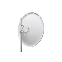 Antena Direccional con Frecuencia Extendida / 4.8 - 6.5 GHz / 28 dBi /  Jumper incluido con conector  SMA-Macho Inverso / Polaridad en 90º y 45º / Montaje incluido para torre o mástil