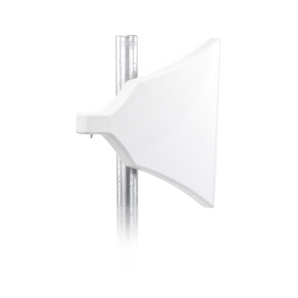 Antena Tipo Horn de 90° , 16 dBi, Ideal para ambientes de alto ruido, 4.9-6.5 GHz, , Conector SMA-Hembra, con montaje incluido