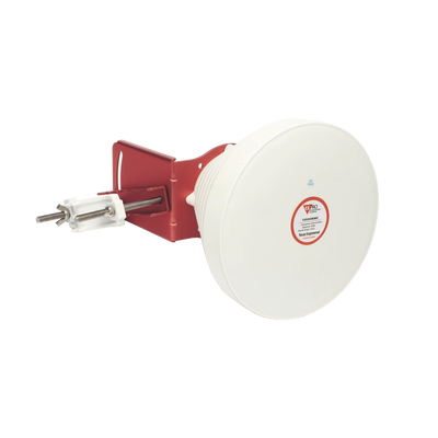 Antena Tipo Horn de 30 °, 19 dBi, 4.9-6.5 GHz, Ideal para ambientes de alto ruido,  Tipo de conector N-Hembra, con montaje y jumpers incluidos