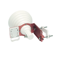 Antena Tipo Horn de 30 °, 19 dBi, 4.9-6.5 GHz, Ideal para ambientes de alto ruido,  Tipo de conector N-Hembra, con montaje y jumpers incluidos