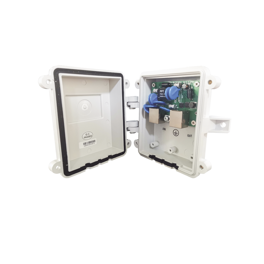 Protector PoE a 10/100/1000 Mbps (exterior) (Cat6 1000Mbps)