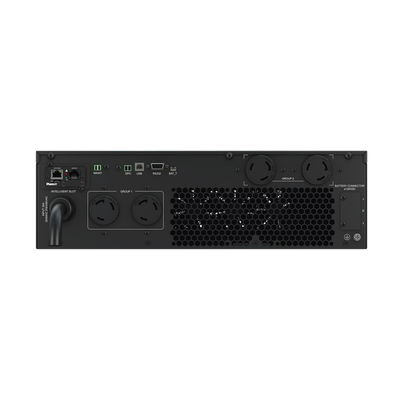 UPS SmartZone de 5000 VA/5000 W, Online Doble Conversión, Entrada 208/240 Vca NEMA L6-30P, Onda Senoidal Pura, 6 UR, Con 4 Tomas NEMA L6-30R, Incluye Tarjeta de Red y Kit de Rieles