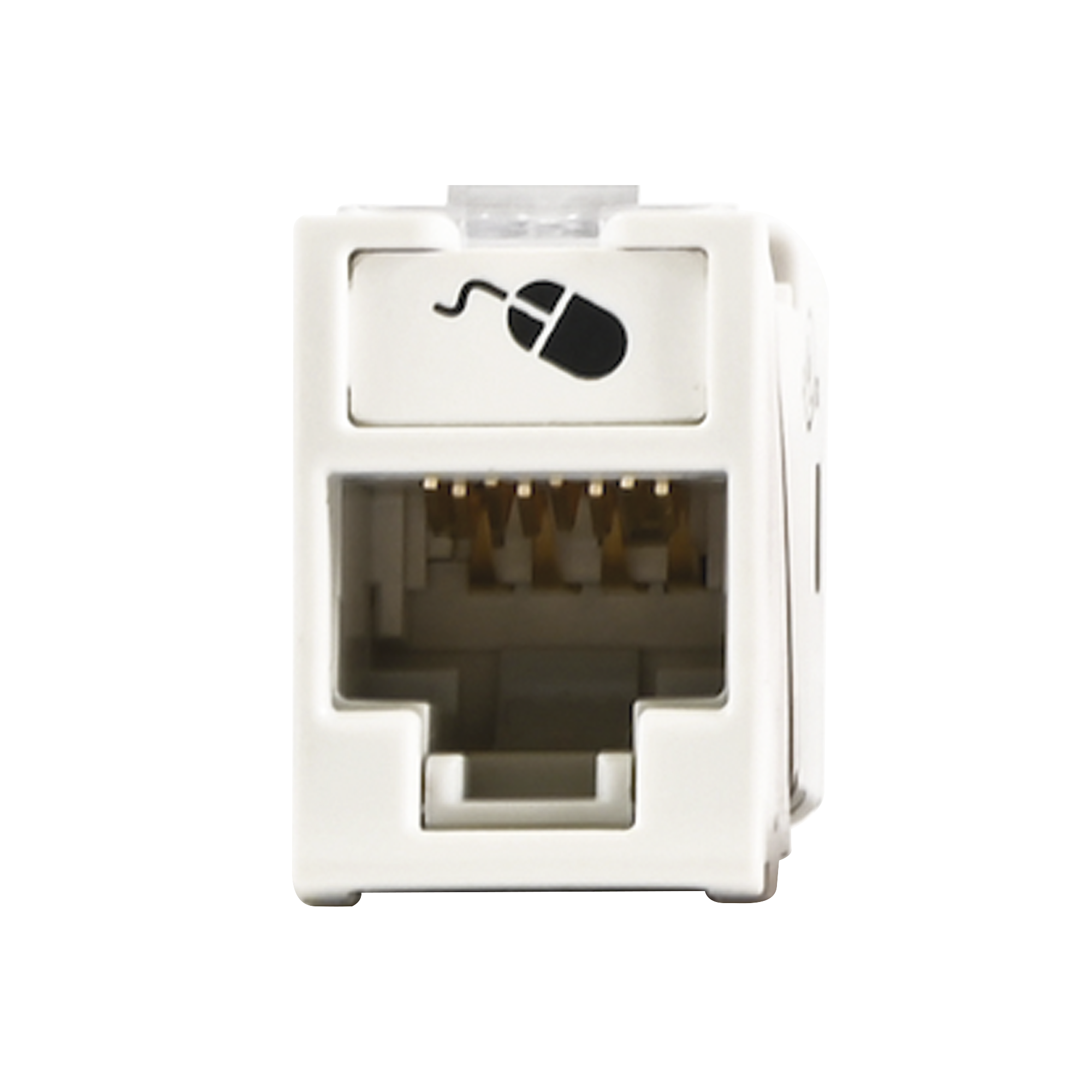 Jack Ultramax Cat6A, UTP, Montaje Híbrido en Placa de Pared (Plano y Angulado), Color Blanco, Punch Down