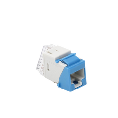 Jack Ultramax Cat6a, Utp, Tipo Keystone, Color Azul, Punch Down