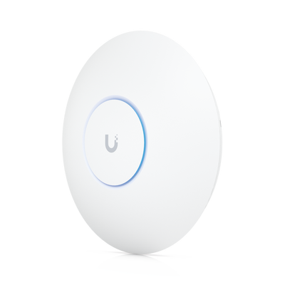 Punto de Acceso UniFi WiFi 6E Enterprise, alta densidad, hasta 600 usuarios, Mu-MIMO 4x4, bandas 2.4/5/6 Ghz, (1) puerto RJ45 2.5G (POE+ no incluido)