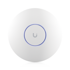 Punto de Acceso UniFi WiFi 6E Enterprise, alta densidad, hasta 600 usuarios, Mu-MIMO 4x4, bandas 2.4/5/6 Ghz, (1) puerto RJ45 2.5G (POE+ no incluido)
