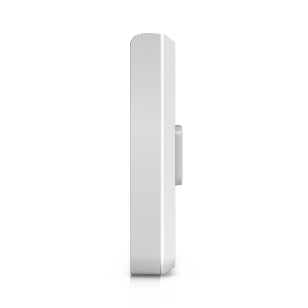 Access Point UniFi U6 In Wall/Montaje p/pared, WIFI 6 2.4 Y 5 Ghz, hasta 5.3 Gbps, 1 pto PoE In, 4 ptos secundarios (1 PoE Out)