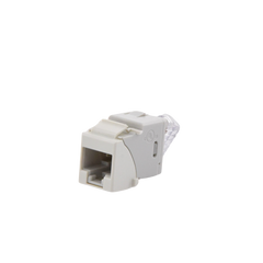Jack Ultramax Cat6, UTP, Tipo Keystone, Color Blanco, Punch Down