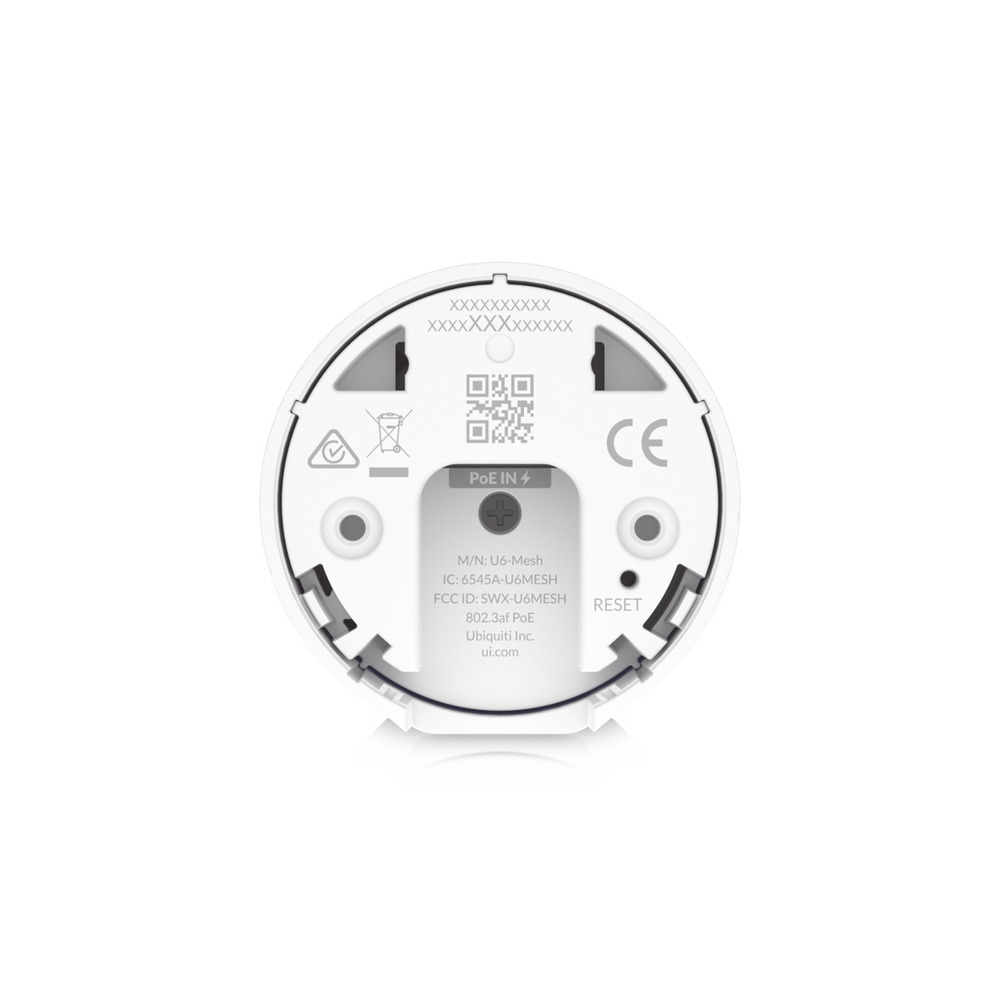 Punto de Acceso UniFi WiFi 6 Mesh, para interior/exterior, doble banda, 5 GHz (4x4 MU-MIMO y OFDMA) / 2.4 GHz (2x2 MIMO)