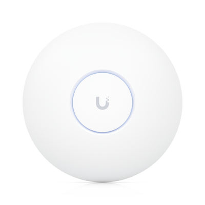Access Point UniFi U7 Pro Max con 8 streams espaciales / para Techo o Pared / Tribanda (2.4/5/6GHz) / Radio Dedicado a Escaneo Espectral / Puerto 2.5 GbE / +500 clientes / POE+ (No incluido) / Para alta densidad de usuarios en escenarios exigentes