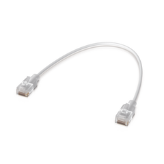 Pack de 24 Patchcords UniFi Etherlighting? de 15 cm (5.91 Pulgadas), hasta 10G / Soporta hasta PoE+++ / Conector RJ45 Transparente para Mejores Efectos de Luz con Switches USW PRO MAX