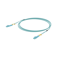 Jumper de Fibra Óptica Multimodo LC-LC Duplex 10 G, 50/125 OM3, Color Aqua, 3 Metros (9.84 Pies)
