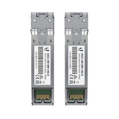 UFiber Módulo SFP+ 10G, transceptor MiniGibic MultiModo 10 Gbps, distancia 300m, conectores LC, paquete de 2 piezas