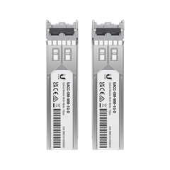 UFiber Módulo SFP, transceptor MiniGibic MultiModo 1.25 Gbps, distancia 550m, conectores LC, paquete de 2 piezas