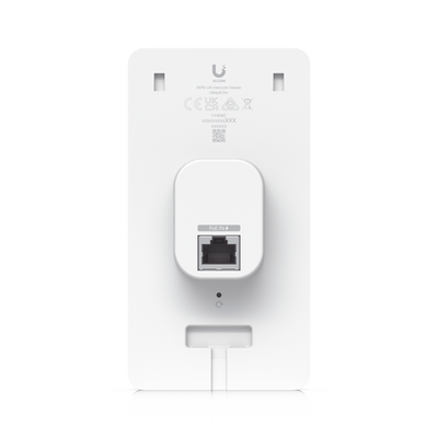 UniFi Intercom Viewer, monitor que se vincula a UA-INTERCOM, para visualizar y aperturar, pantalla táctil de 5", energizado por POE, montaje en pared