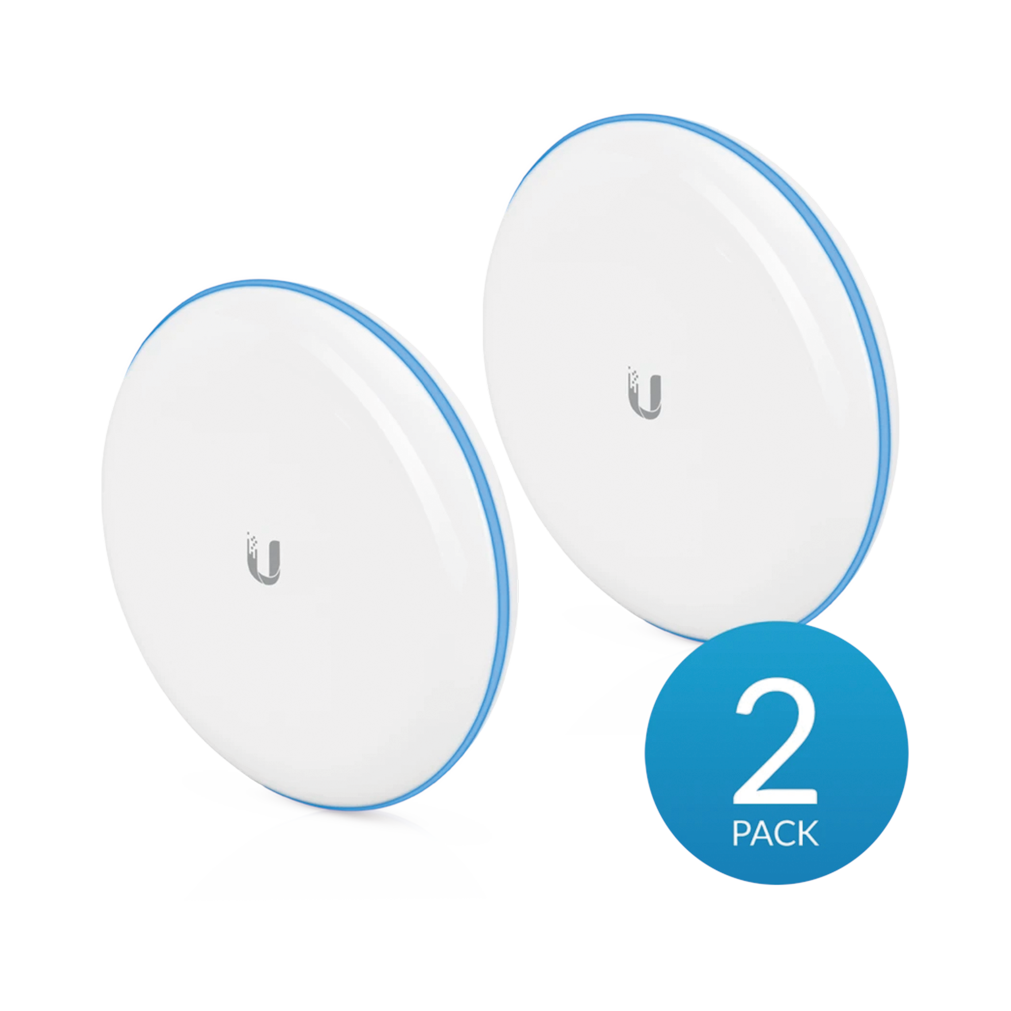 Kit UniFi Building Bridge de 1+ Gbps en 60 GHz con radio redundante en 5 GHz, alcance de hasta 500 m