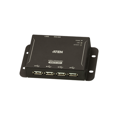 Extensor USB 2.0 |Cat 5| Hub de 4 puertos | hasta 50 metros
