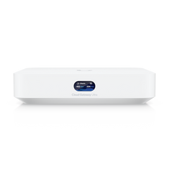UniFi Cloud Gateway, Router multiWAN para balanceo/failover / Integra UniFi Network para administrar hasta 30 dispositivos UniFi, (1) puerto WAN 1/2.5 GbE y (4) puertos LAN GbE