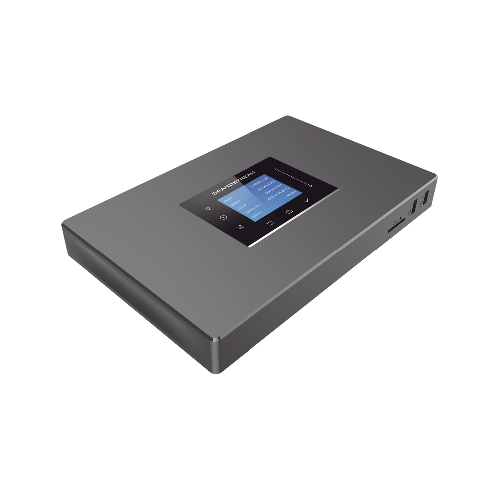 IP-PBX UCM6302A / 500 Usuarios / 75 Llamadas Simultáneas / 2 FXO + 2 FXS / 3 Puertos Gigabit PoE+ / Solución Híbrida On-Premise y Cloud