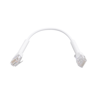 UniFi Ethernet Patch Cable Cat6 de 22 cm, color blanco