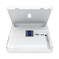 Dream Wall Cloud Gateway 10G Diseñado para Montaje en Pared con WiFi 6 Integrado, Switch PoE de Alta Potencia y Compatibilidad Total con Aplicaciones UniFi